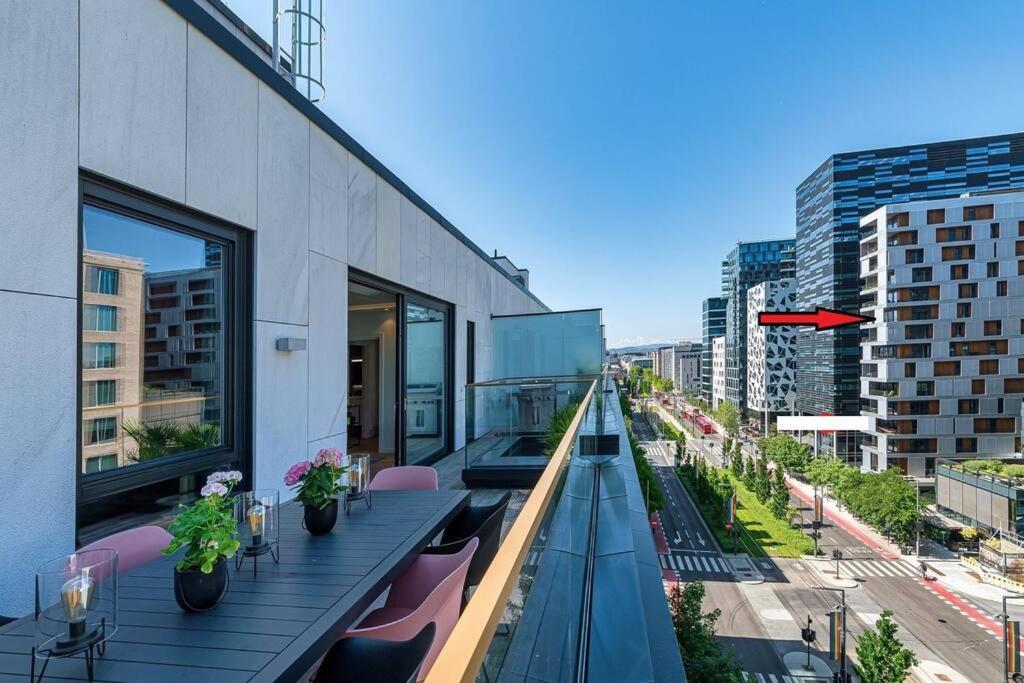 Modern 3Bed Room Sea View Apartment @ Oslo Barcode Ngoại thất bức ảnh